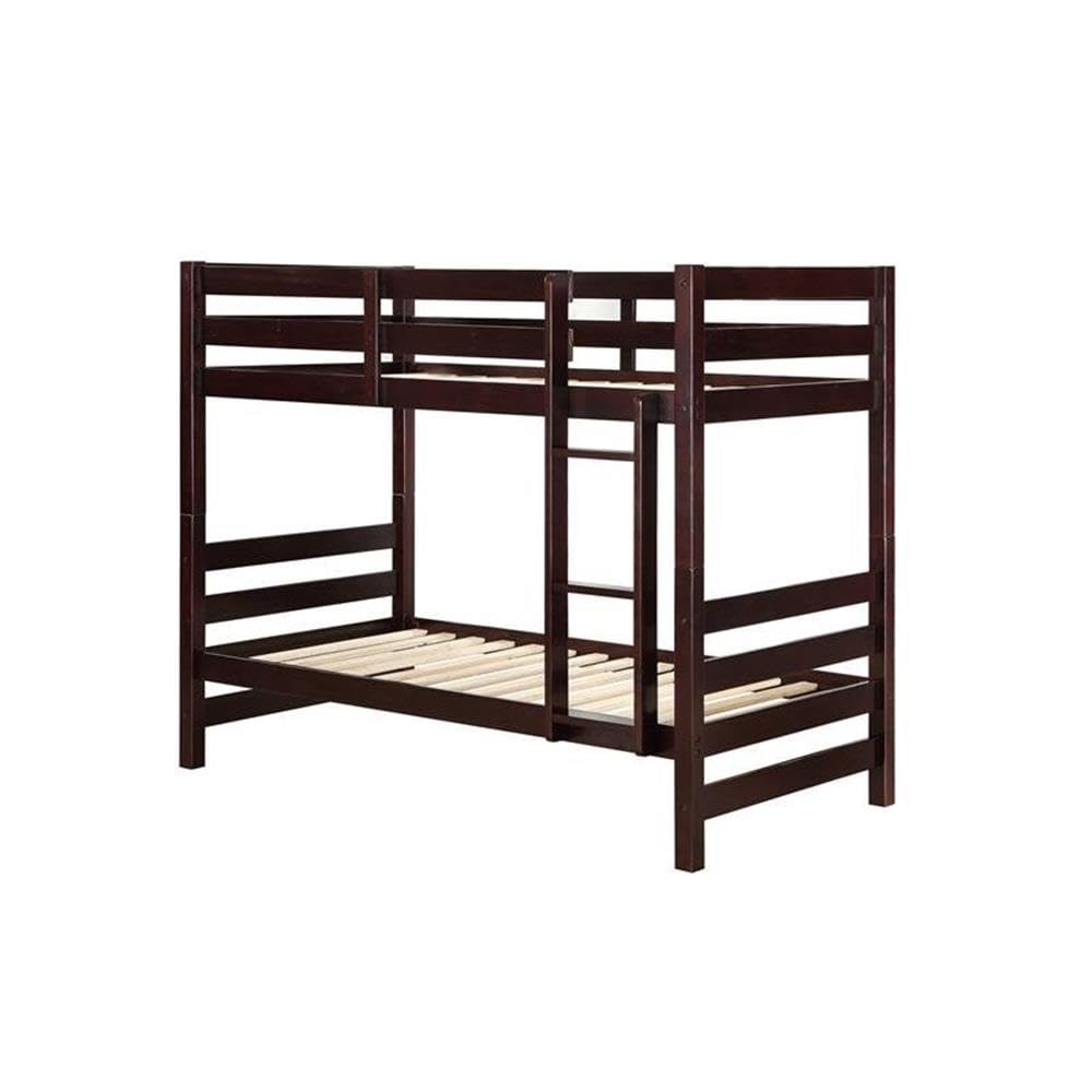 Acme Ronnie Twin/Twin Bunk Bed in Espresso