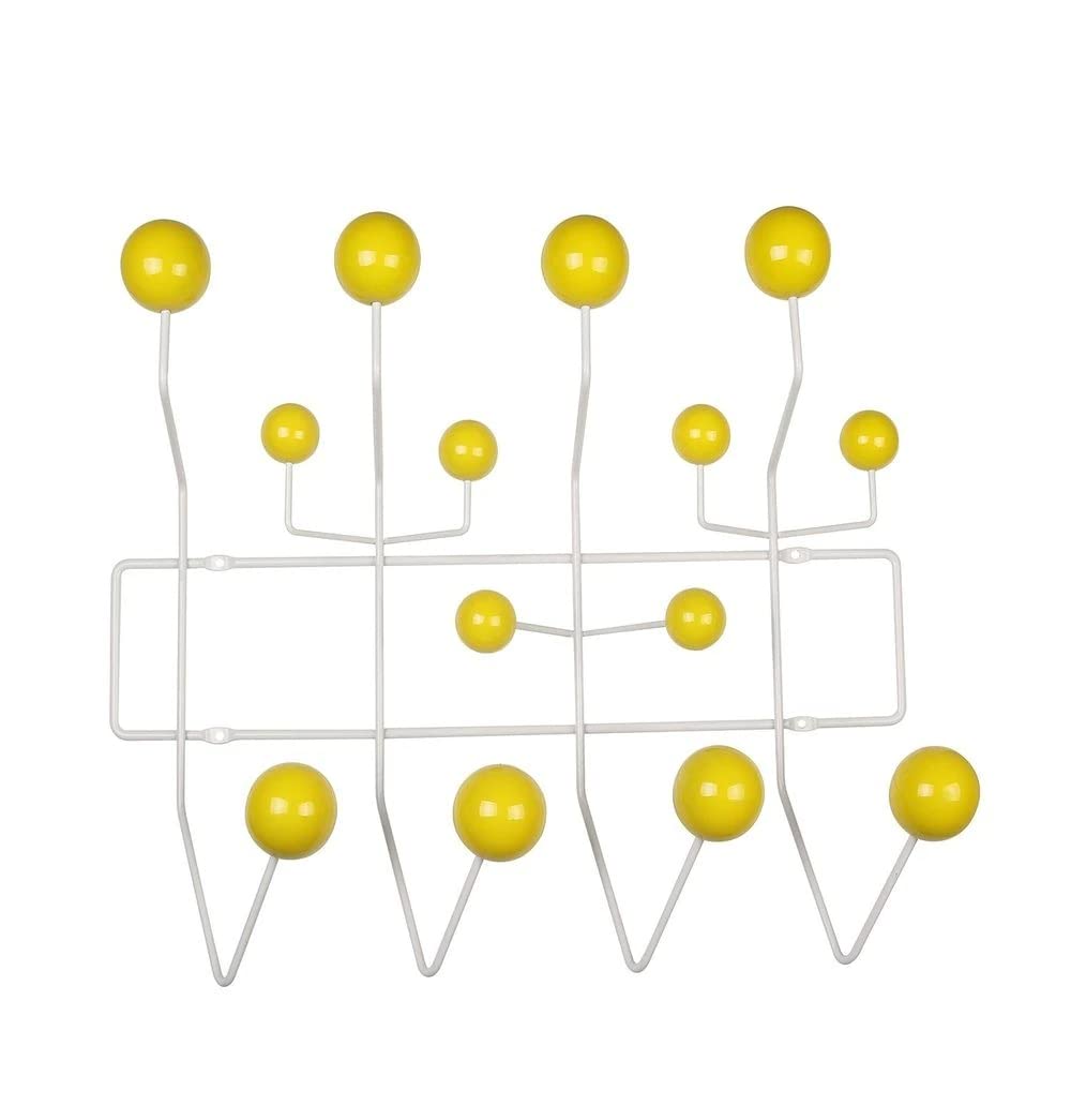 GFURN The Mid-Century Wall Coat Hanger, Yellow