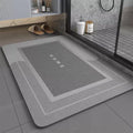 SHOPSPHERE Super Absorbent Water Bathroom Rubber Door mat