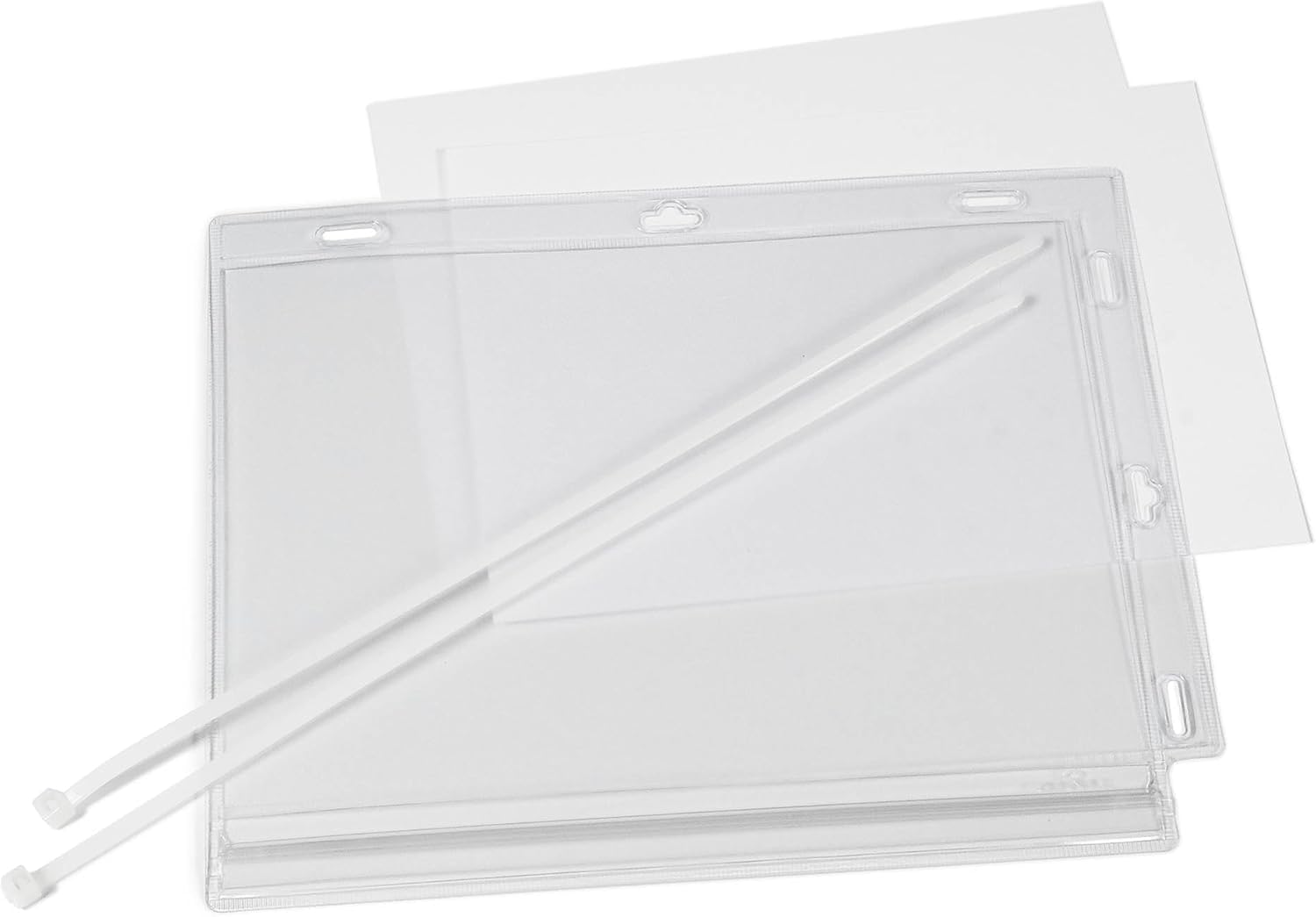 Water Resistant Pocket Half-Letter, With Cable Ties - 5 Pk