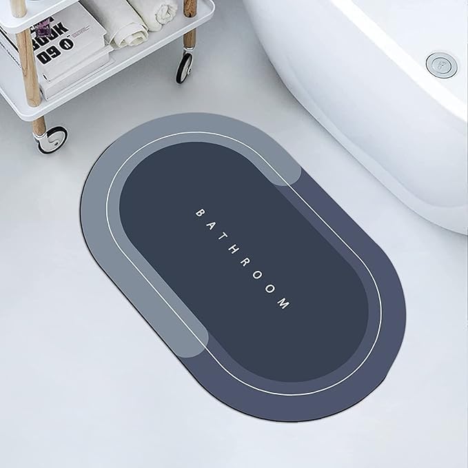 Caltero Doormats Quick Drying Bathroom Mats & Water Absorbent Door Mat for Home,Water Absorbing NonSlip Bathroom Floor mats (Ba