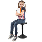 Vevor Wobble Chair, Height-Adjustable (15.7-21.7') Active Chair, Flexible Seating Wobble Stool Made Of Pvc+Abs Improves Focus &