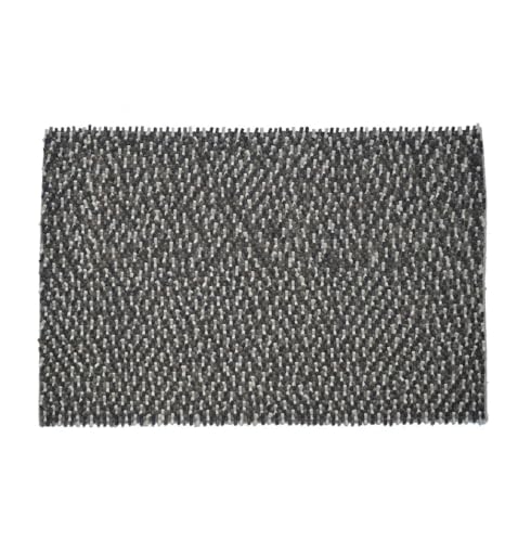 GFURN Chanda Handmade Wool Braided Shaggy Rug