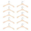 Toddmomy 20Pcs Wooden Doll Clothes Hangers Mini Doll Hangers Mini for Miniature Accessories (12cm)