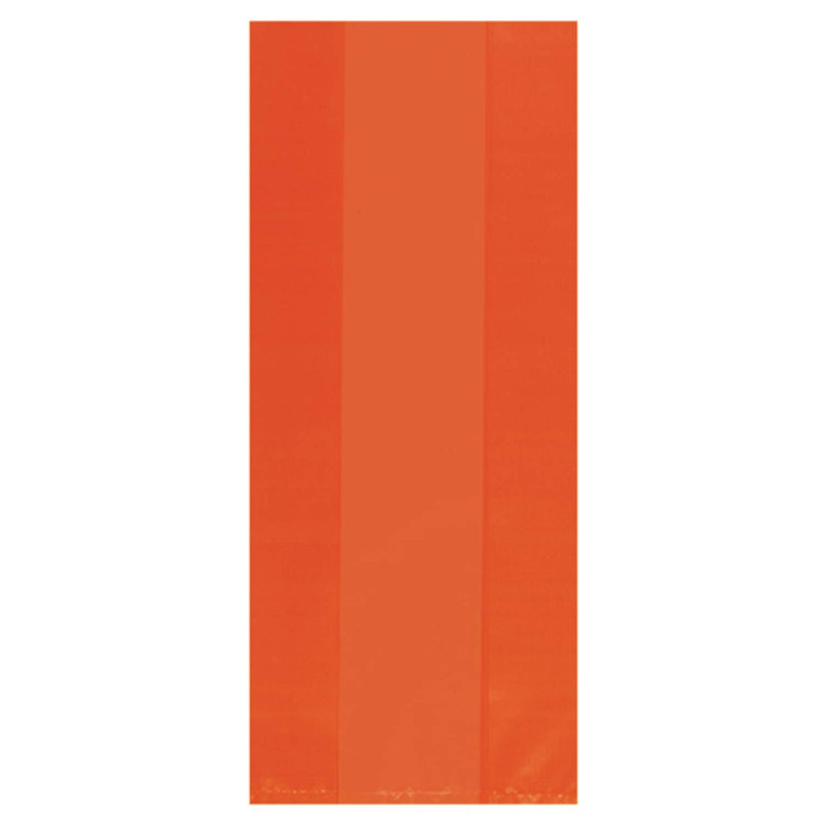 Orange Peel Large Cello Party Bags - 11.5'' x 5'' (25 Pc) - Perfect for Gift Packaging & Event Celebrations