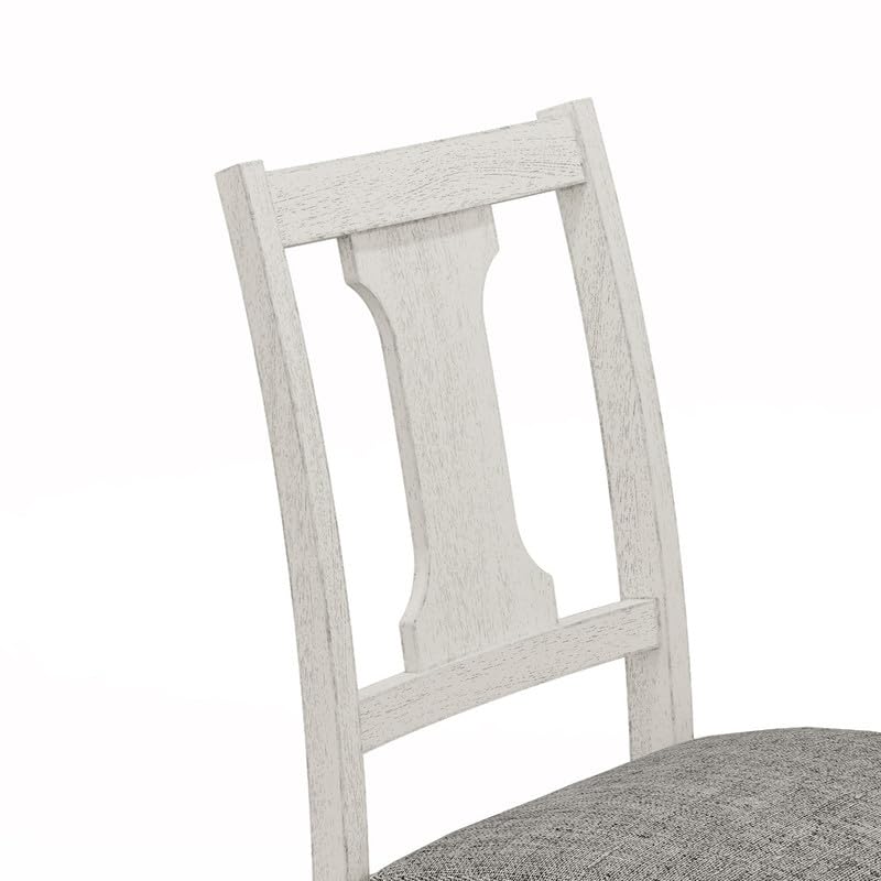 LILOLA LIVING Tannen Set of 2 White and Gray Dining Side Chair