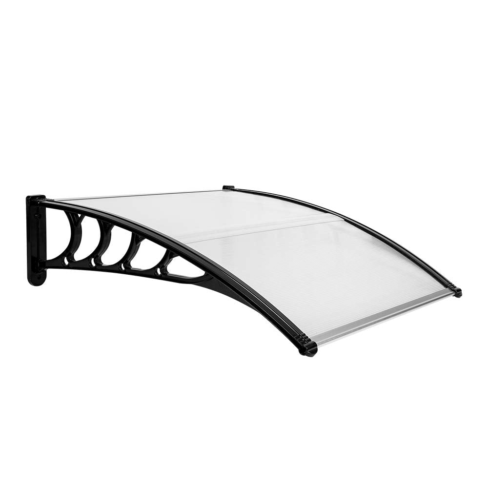 Vingli Window Awning Door Canopy, 40' X 40' Awnings For Doors Polycarbonate Cover Outdoor Door Awnings Exterior Patio Awnings