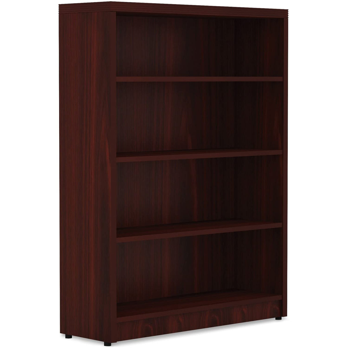 Lorell Chateau Mahogany Bookshelf, 36&quot; X 11.6 X 48.5