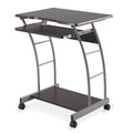 Nilkamal Leo Computer Trolley/Table (Black/Walnut Finish)