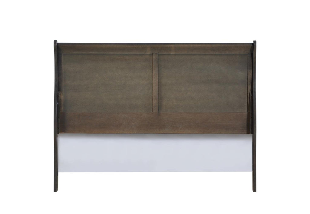 Acme Louis Philippe Queen Bed in Dark Gray