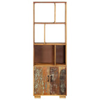 vidaXL Bookshelf 23.6"x13.8"x70.9" Solid Reclaimed Wood