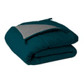 Svt Microfiber 200Tc Comforter (Double_Sea Green & Grey)