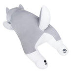 Auspicious Beginning 30' Husky Stuffed Animal Plush Pillow, Huskies Anime Body Pillow, Kawaii Stuff Animal Plush Toy, Big Plush