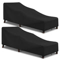 Arcedo Waterproof Patio Chaise Lounge Covers, Outdoor Lounge Chair Covers, Outdoor Patio Furniture Cover For Poolside Beach, All