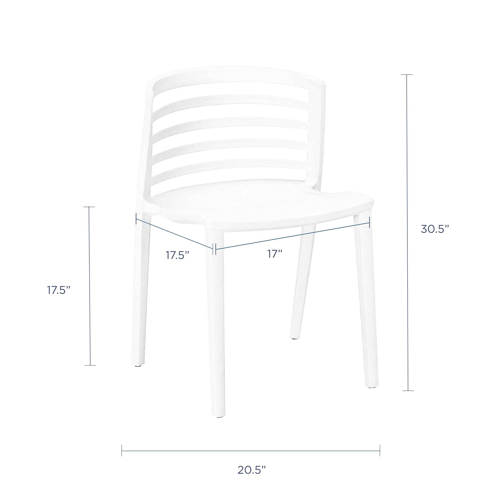 Modway Curvy Dining Chairs