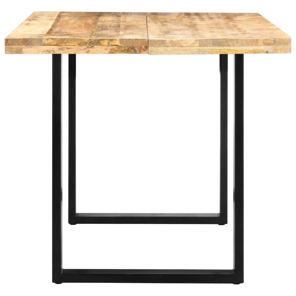 vidaXL Dining Table 63&quot;x31.5&quot;x29.5&quot; Solid Mango Wood