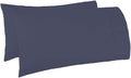 Trend Bedding Mart Oversize King Navy Blue Cotton Pillowcase Set, 600 Thread Count, 100% Egyptian Cotton