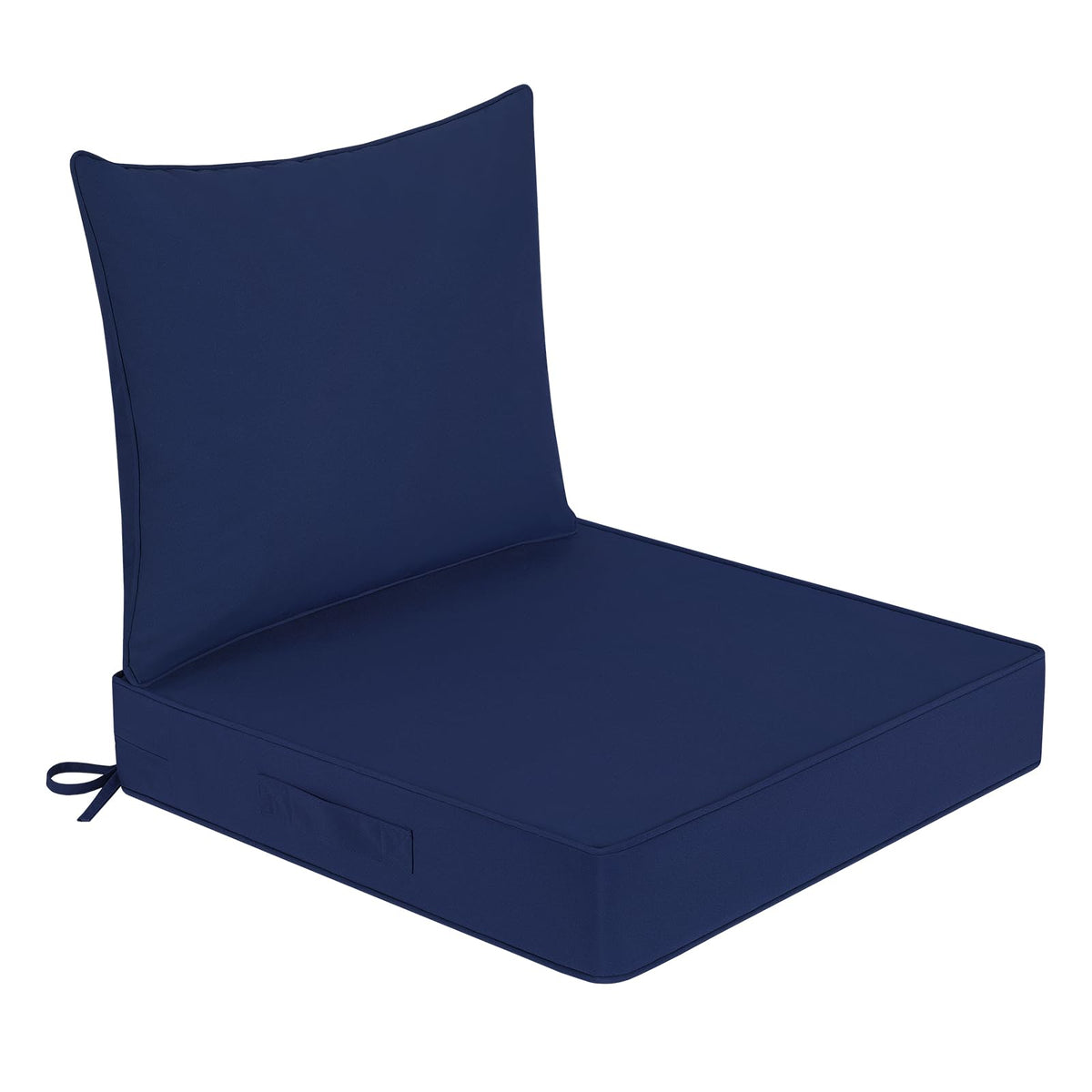 Downluxe Waterproof Outdoor Chair Cushions 24X24, Outdoor Cushions For Patio Furniture With Removable Cover, Outdoor Deep Seat P