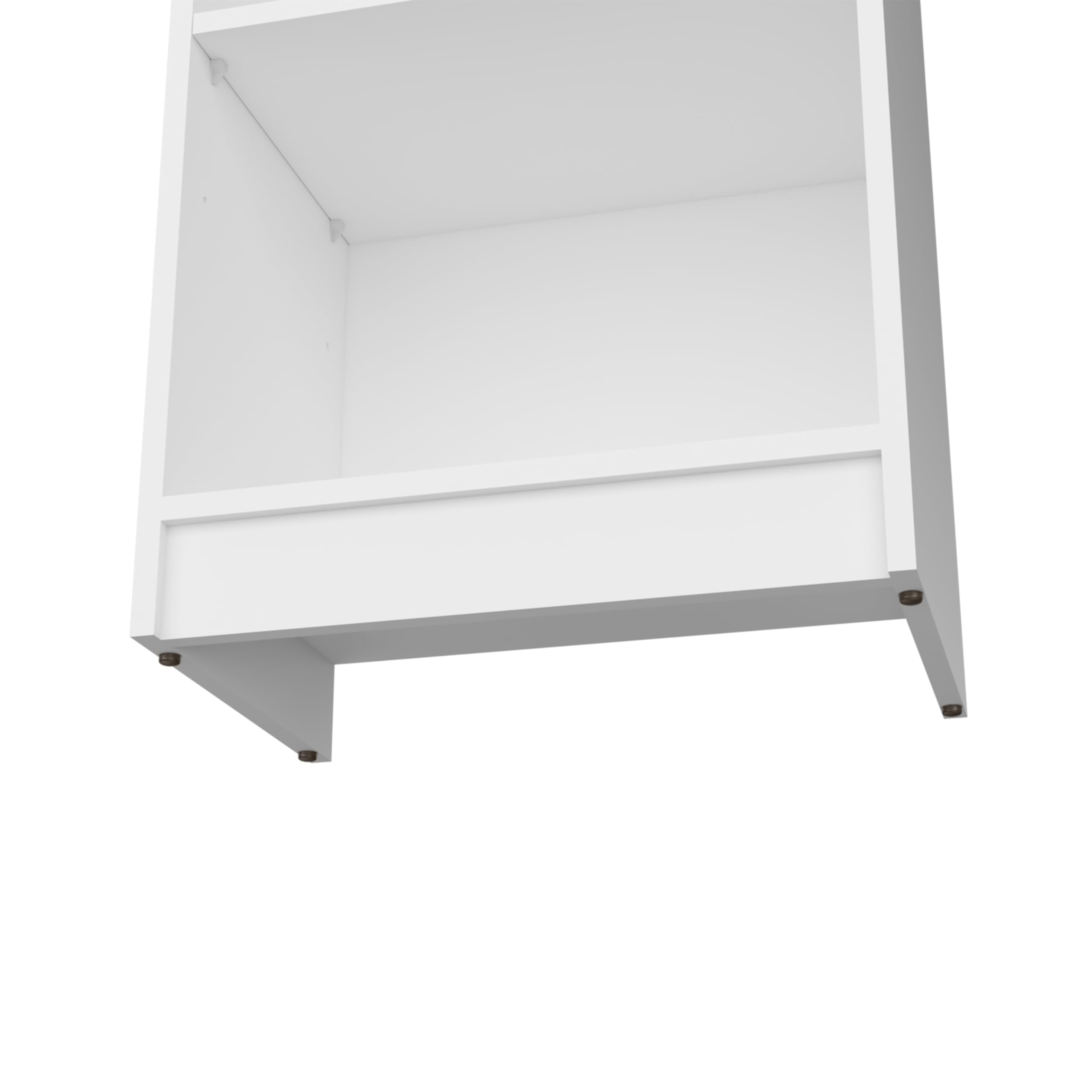 DEPOT E-SHOP Vinton XS Bookcase Compact Bookshelf with Multiple Shelves, White