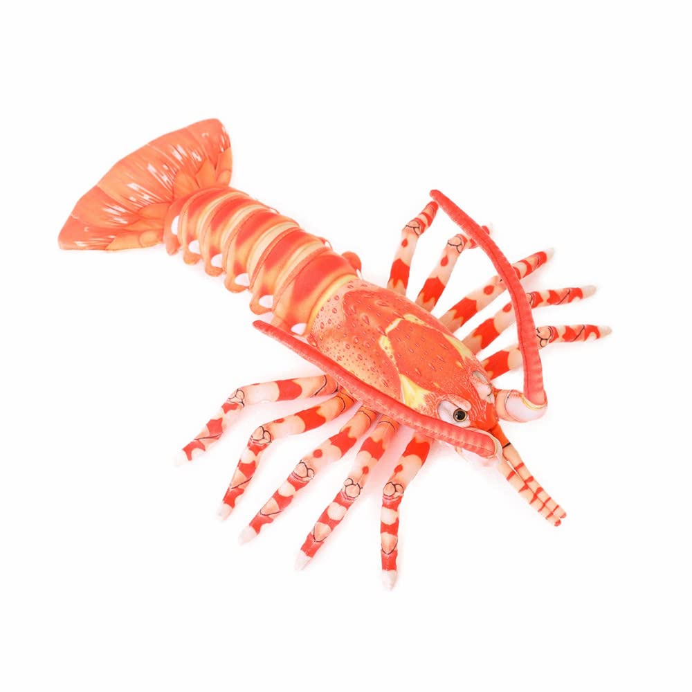 Gracesdawn Plush Lobster Stuffed Animals, Australian Lobster Doll, Pillow, Plush Toys, Healing Animal Image That Fills People Wi