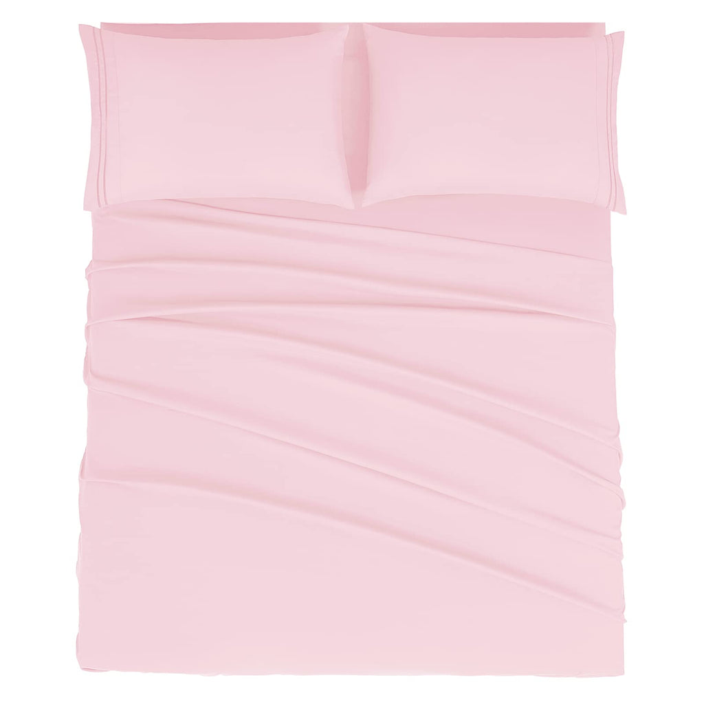Mejoroom King Size Sheet Set - Soft Microfiber Bed Sheets,Deep Pocket Fitted Sheet, Soft, Breathable, Wrinkle & Fade Resistant -