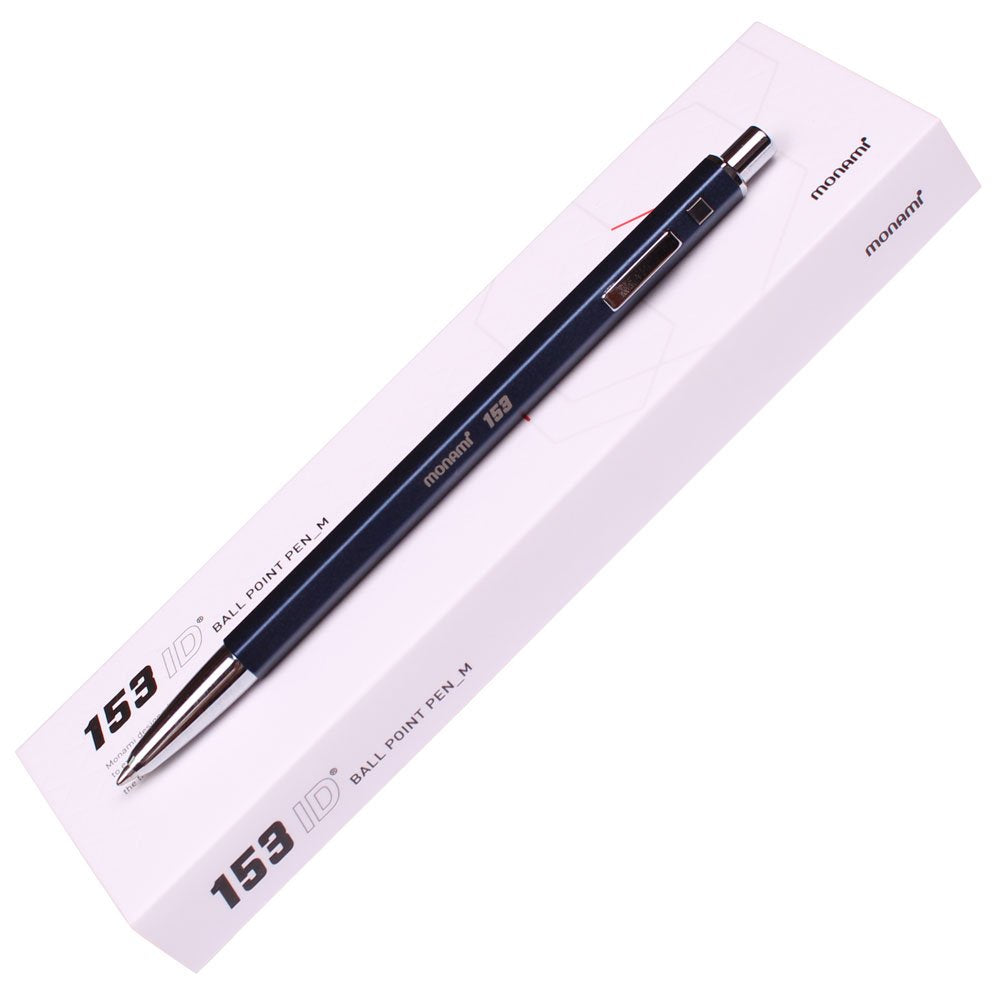 Monami 153 Id, Ball Point, Identity Limited Special 1.0Mm Metal Body (Black Ink)