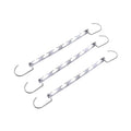 Trendivibe 3X Space Saving Hangers Closet Organizer And Storage For Jeans Shorts Shirts