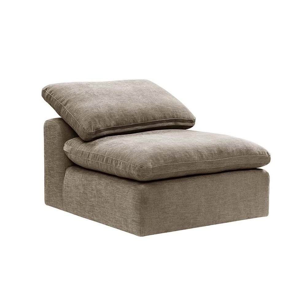 Acme Furniture Linen Upholstery Modular Armless Chair - Thumbnail 3