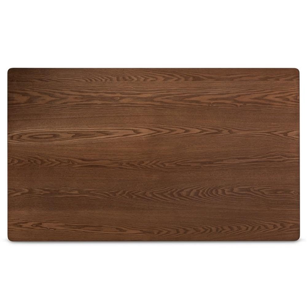 Baxton Studio Marcena Mid-Century Modern Grey Imitation Leather Upholstered and Walnut Brown Finished Wood 7-Piece Dining Set