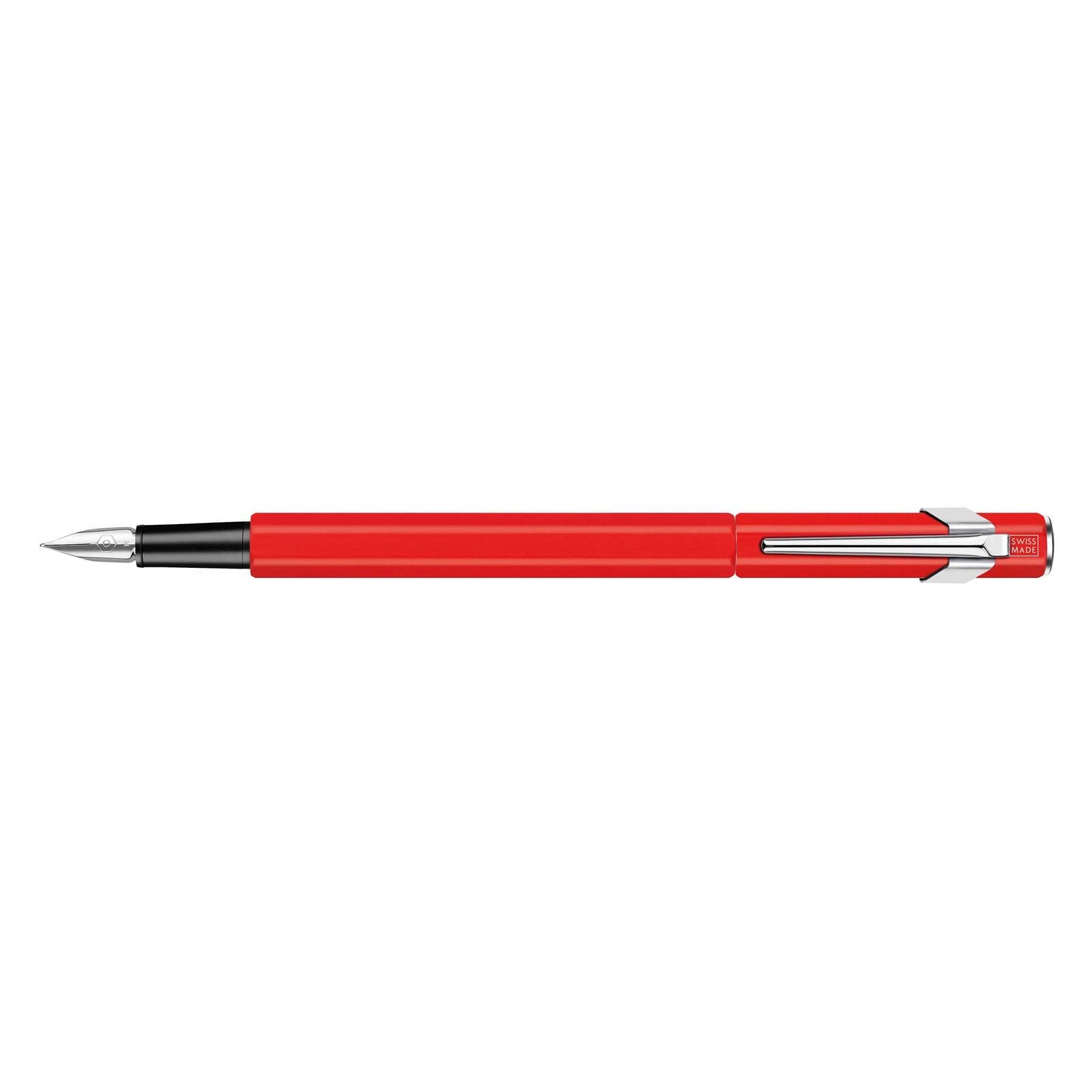 Caran D'Ache 0841-570 Fountain Pen, F, Fine Point, Red, Dual Use Type, Limited Edition