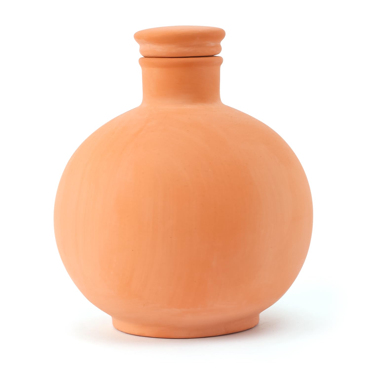 Ollas Pot Plant Watering Globes With Top Storage Pool And Lid Clay Watering Pot With Lid Terracotta Watering Pot 6-Inch Large Si
