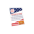 Sourceone.Org 4 X 6 Inches Slant Back Sign Holders With Business Card Pocket (24 Pack)