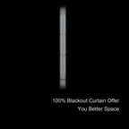 Lemomo 100% Blackout Curtains 52 X 72 Inch/Black Curtains 2 Panels With Black Lining Room Darkening Thermal Insulated Bedroom Cu