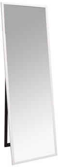 Everly Hart Collection Gallery Solutions 58    L x 17.5   W Framed Free Standing Full Length Mirror with Easel, White