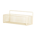 MERISHOPP Spice Rack Organizer Metal Hanging Kitchen Basket for Counter Kitchen Shower 36cmx15cmx13cm Without Hooks