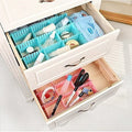 Bgvt Adjustable Stretchable Interlocking Plastic Drawer DividerPack Of 6 Pieces Multicolor