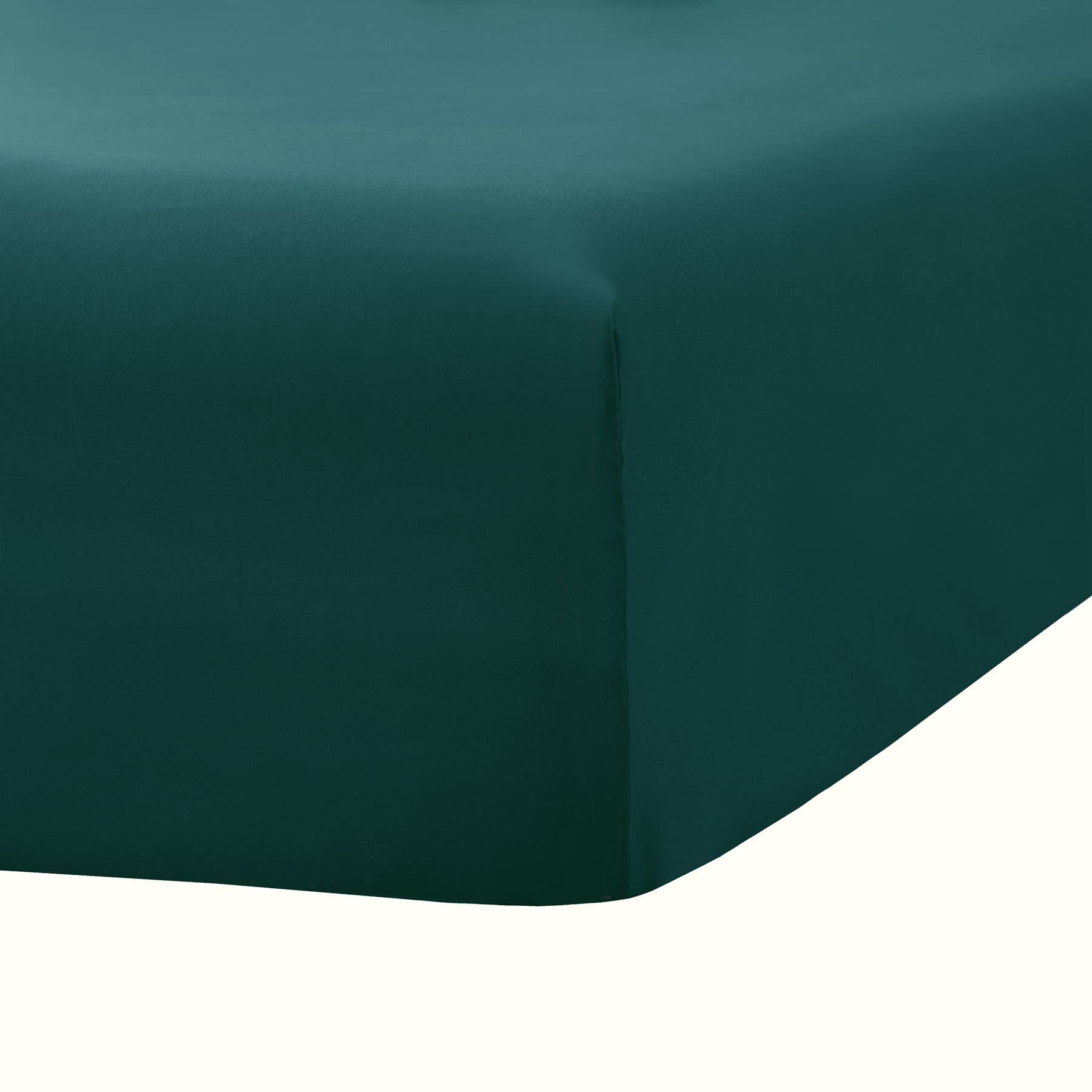 Ghooss Deep Pocket Fitted Sheet,Blue Green Full Fitted Sheet Only,Hotel Luxury 1500 Bedding - Wrinkle, Fade And Stain Resistant-