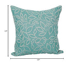 Blazing Needles Square Polyester Jacquard Throw Pillows, 17", Florian Seagla 2 Count