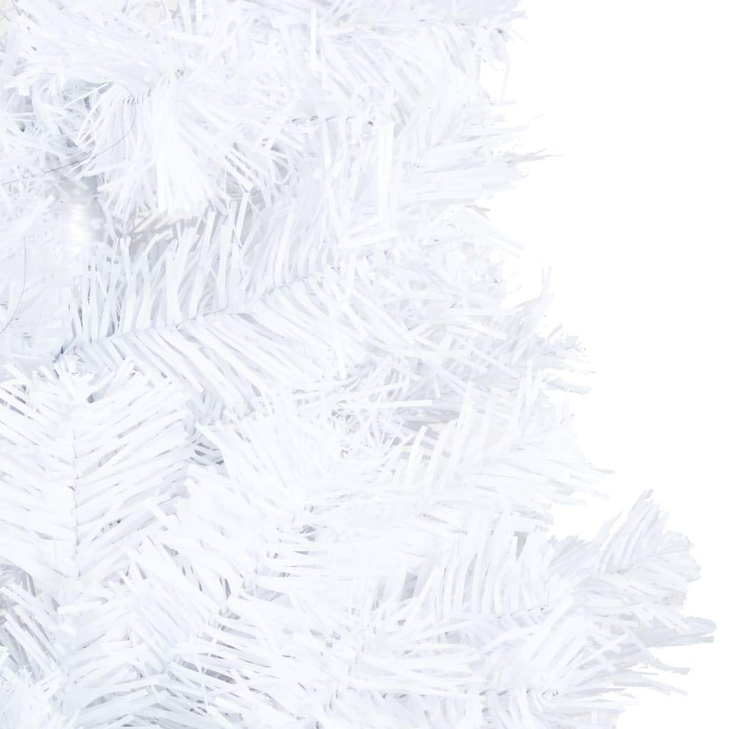Vidaxl Artificial Christmas Tree With Thick Branches Home Living Room Office Christmas Ornament Decor Xmas Holiday Decoration White 6 Ft Pvc