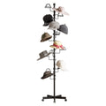 Thick forest Hat Rack with 15 Circular Hooks, Floor Hat Stand Freestanding Hat Rack Stand, Adjustable Hat Display Stand Suitable