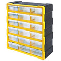 Sky Drawers Component Organisers [Aco] With Multiple Drawers For Small Parts Storage (18 Drawers) Pack Of 1 Pcs Yellow