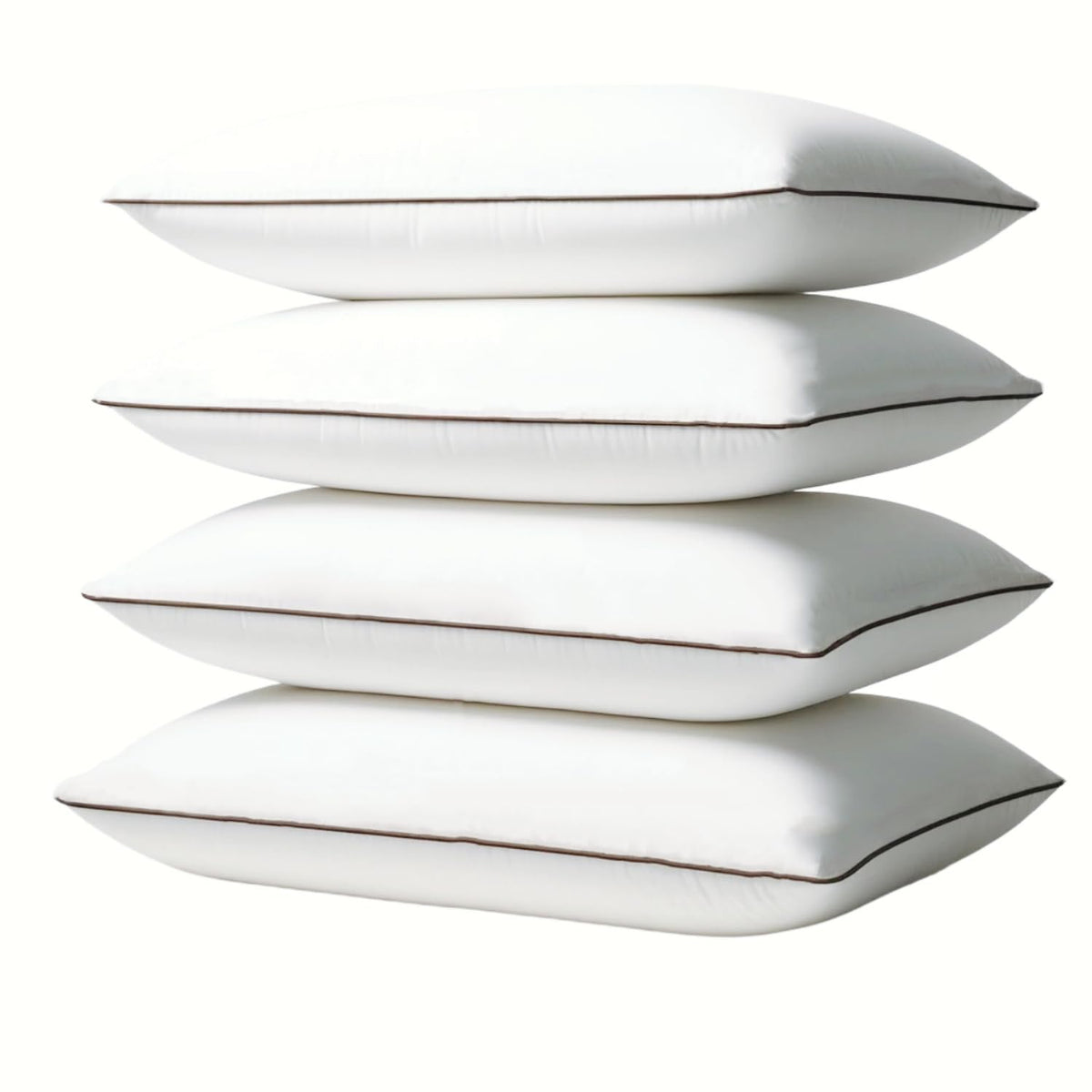 Subrcamos Luxury Comfort Bed Pillows - Hypoallergenic Polyester Microfiber Material - Premium Sleep Support For Side, Back, And