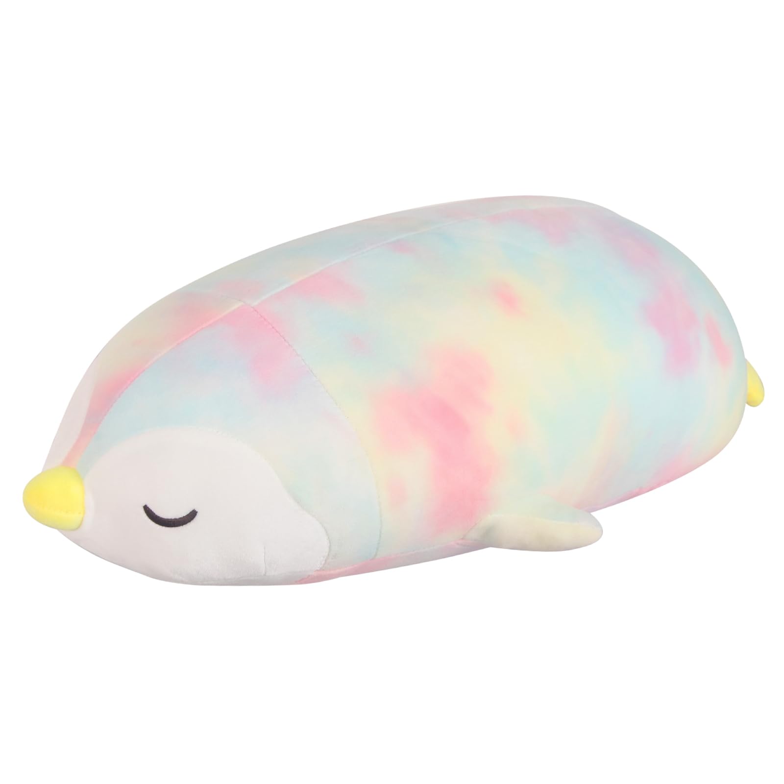 Ffxiong 22 ' Rainbow Color Penguin Plush Stuffed Animal Toy, Large Cute Soft Body Pillow, Kawaii Plushies Doll Gift For Kids Gi
