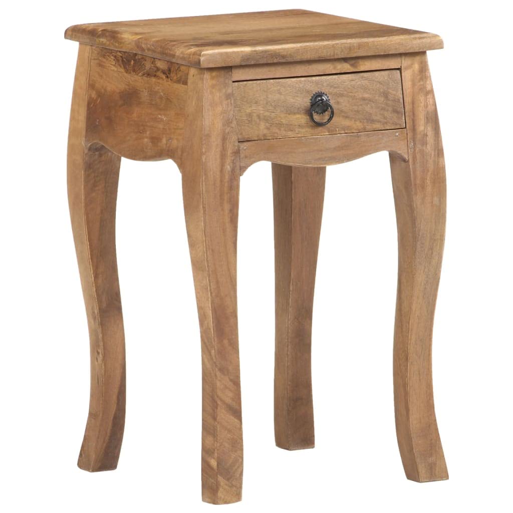 Bussandri Exclusive - Bedside table 28x28x46cm solid mango wood