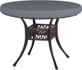 Covers & All Round Table Top Cover, 12 Oz Waterproof Uv & Weather Resistant Patio Table Cover, Outdoor Table Cover For Patio Outdoor Furniture & Coffee Table (54' Dia X 4' H Inches, Gray)