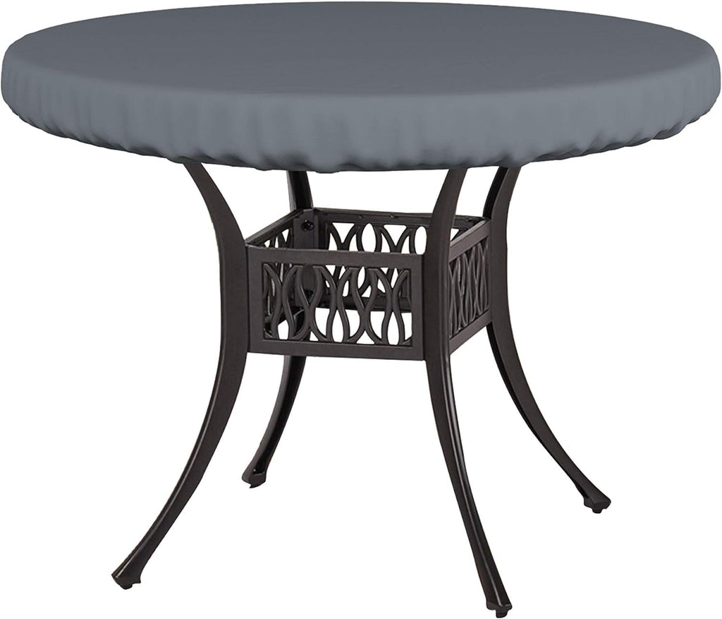 Covers & All Round Table Top Cover, 12 Oz Waterproof Uv & Weather Resistant Patio Table Cover, Outdoor Table Cover For Patio Outdoor Furniture & Coffee Table (30' Dia X 4' H Inches, Gray)