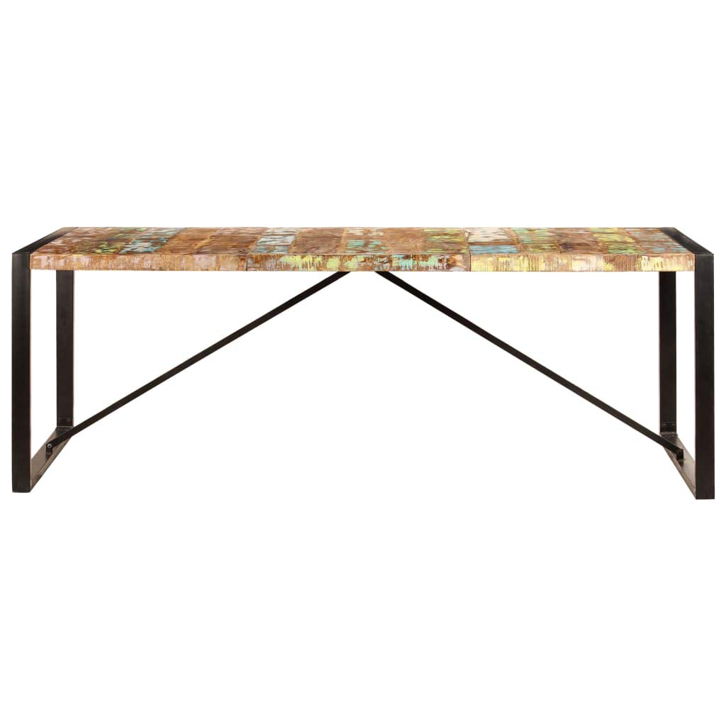 Vidaxl Dining Table 86.6''X39.4''X29.5'' Solid Reclaimed Wood