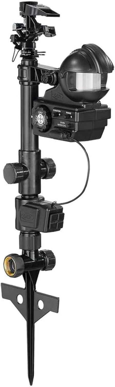 2-Pack Orbit 62100 Yard Enforcer Motion-Activated Sprinkler With Day & Night Detection Modes,Black