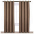 KOSOVO Silk Blackout Curtain Pack of 1 piece Only with 3 Layers Weaving Technology Thermal Insulated Draperies Energy Saving (Wi