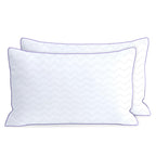 Molclcuy Bed Pillows Queen Size Set Of 2,Hotel Collection Pillows For Side And Back Sleepers,Super Soft Down Alternative Microfi